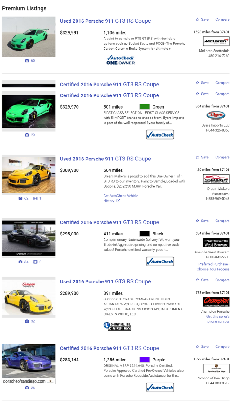 Illustration for article titled Why You Should Buy A Porsche 911 Turbo S Instead Of The GT3 RS
